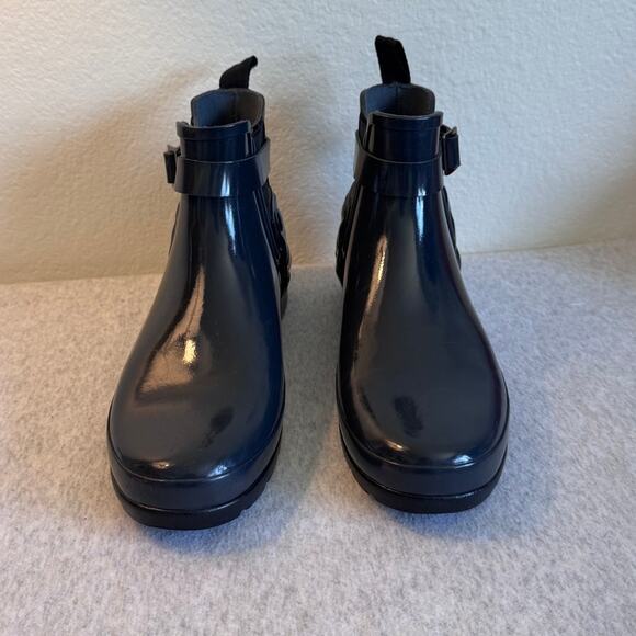 Hunter Women's Quilted Gloss Refined Slim Fit Chelsea Boots Size 9 - Picture 1 of 5